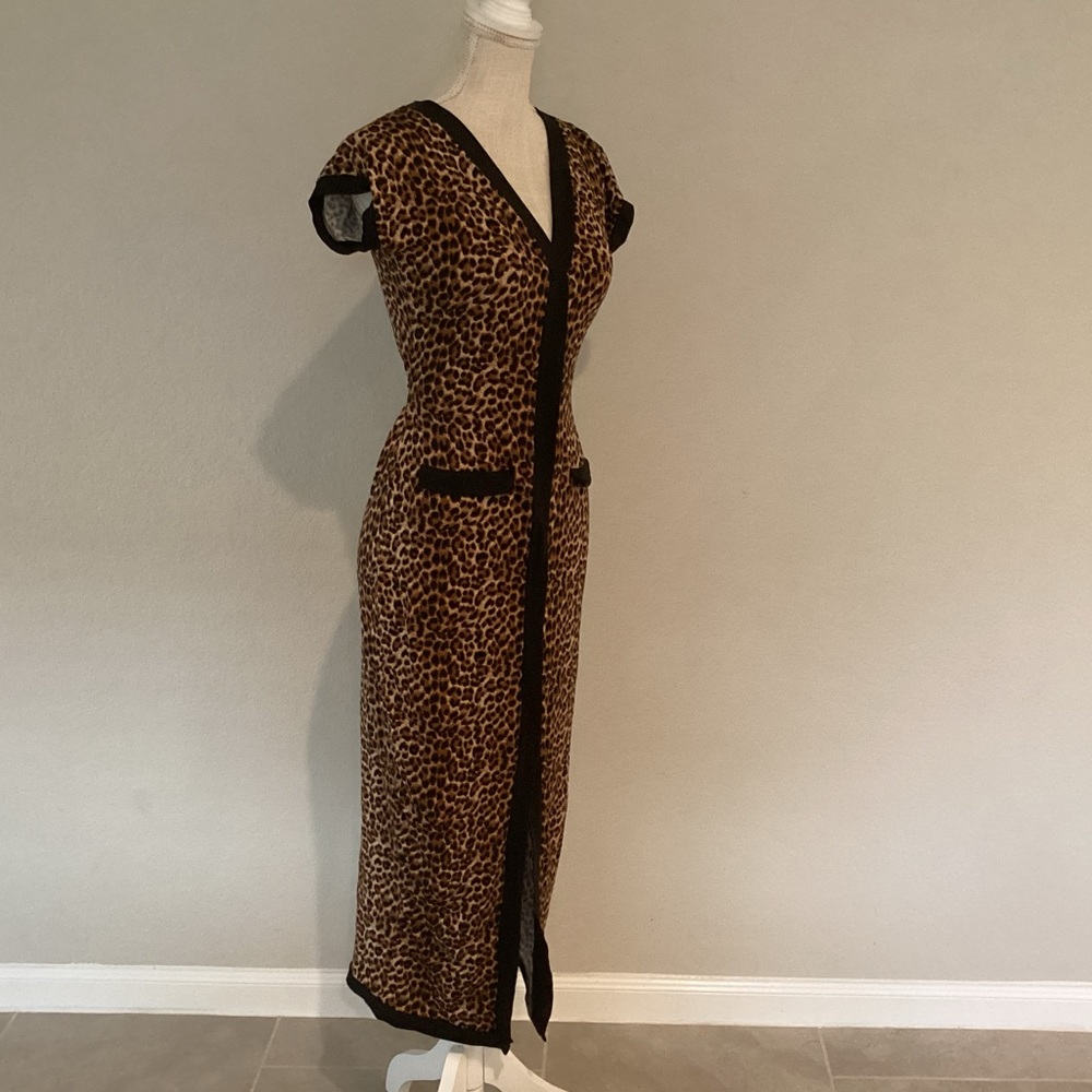 Minette Leopard Print Dress
